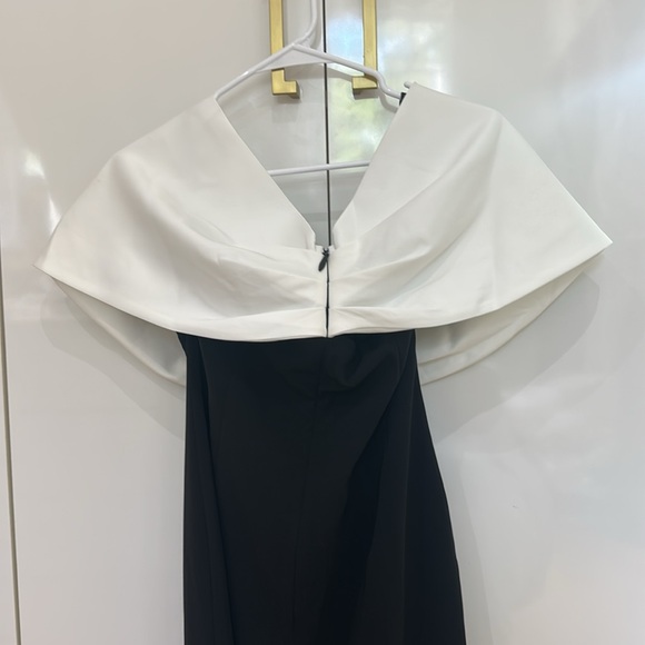 Sonya moda Belluno off the shoulder column bow dress XL NWOT - Picture 8 of 9